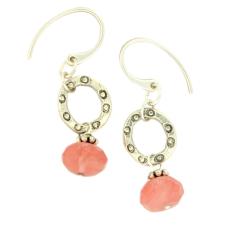 Cherry Quartz Dotty Earrings