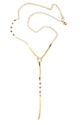 long-Hammered-brass-stick-necklace-with-pyrite-stones-white-background
