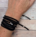 Onyx & Hematite/ Black Wrap