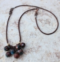Long Fireball Necklace #1