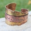 Desire Ask Believe Receive Cuff