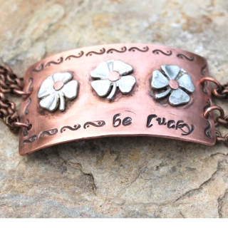 Be Lucky Bracelet - Sterling & Copper