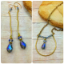 Brass & Crystal Necklace set