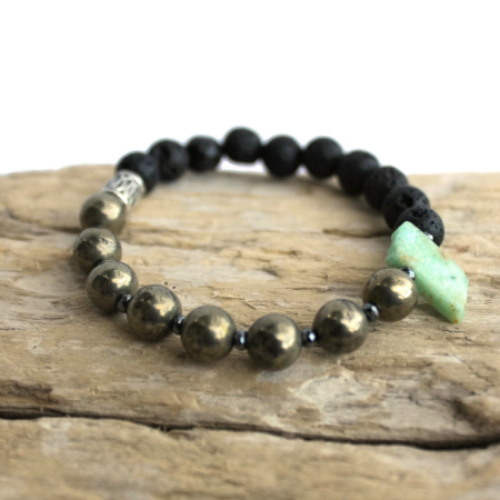 one-gemstone-lava-diffuser-bracelet-wood background