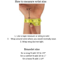 How to measure your wrist & Bracelet size guide