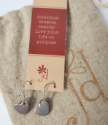 Petite heart earrings hypoallergenic and stainless steel
